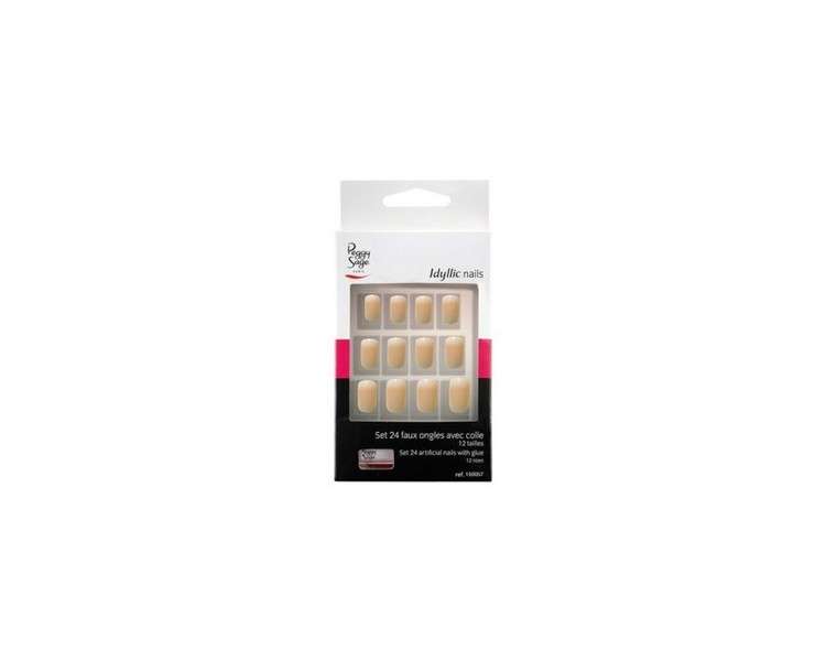 PEGGY SAGE Idyllic Nails Artificial Nail Set with Glue 150057 French