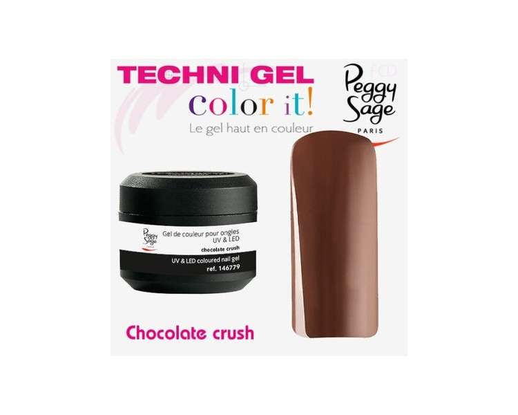 PEGGY SAGE Techni UV & LED Color It Gel Color 5g 146779 Chocolate Crush