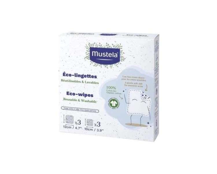 Mustela Eco Wipes Reusable and Washable