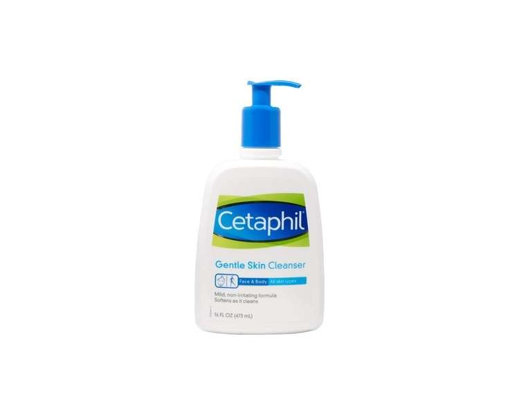 Cetaphil Gentle Skin Cleanser for All Skin Types 16 Fl Oz