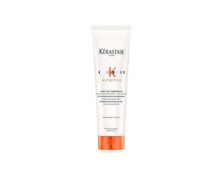 Kérastase Nutritive Nectar Thermique Anti-Frizz Blow-Dry Milk for Dry Medium to Thick Hair 150ml