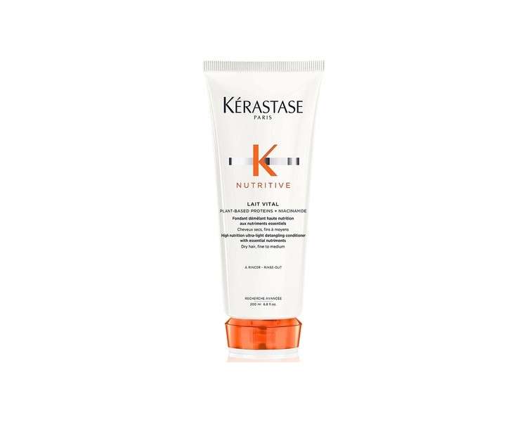 Kérastase Nutritive Ultra-Light Conditioner for Fine to Medium Dry Hair with Niacinamide 200ml