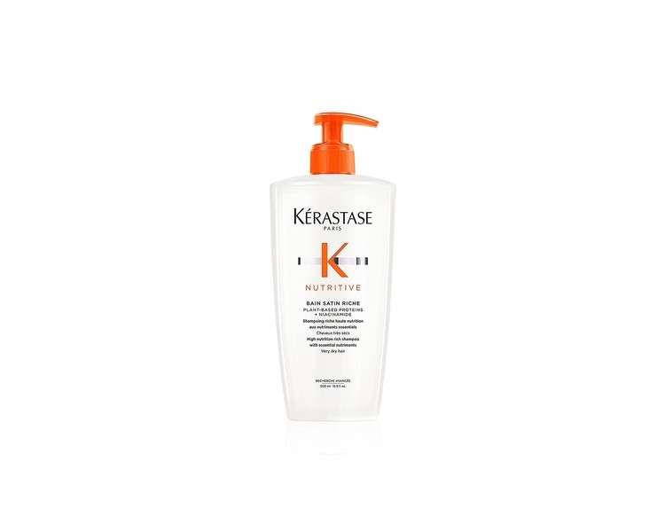 Kérastase Nutritive Bain Satin Riche High Nutrition Rich Shampoo for Very Dry Hair 500ml