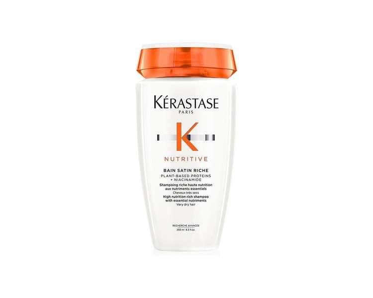 Kérastase Nutritive High Nutrition Rich Shampoo for Very Dry Hair with Niacinamide 250ml