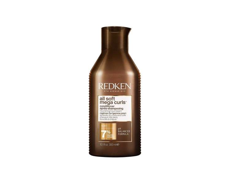 Redken All Soft Mega Curls Conditioner for Very Dry Curly Coily Hair 300ml