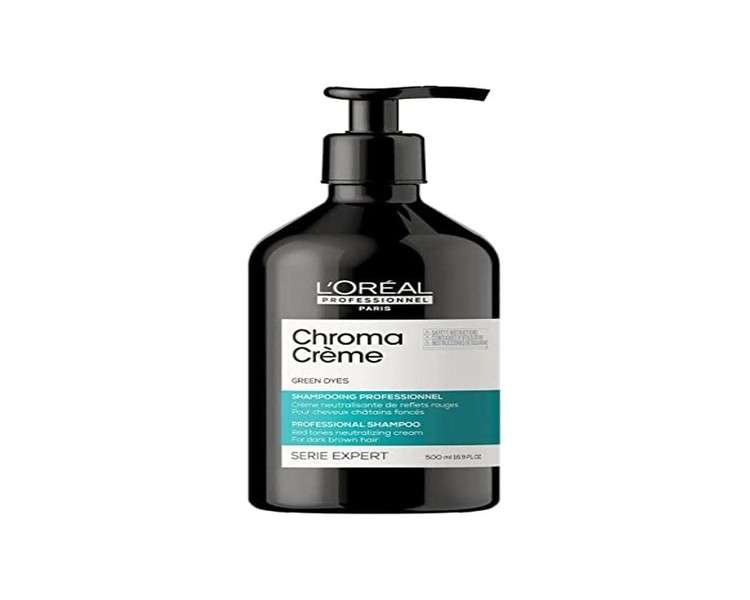 L'Oréal Professionnel Chroma Cream Matte Shampoo 500ml for Dark Brown to Black Hair