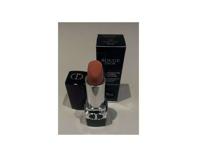 Dior Rouge Dior Couture Colour Refillable Lipstick 100 Nude Look Satin 0.12oz