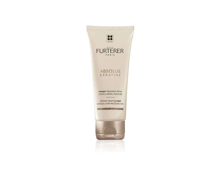 René Furterer Absolue Kératine Ultimate Repairing Mask for Damaged Over-Processed Hair 100ml - Fine to Medium Hair