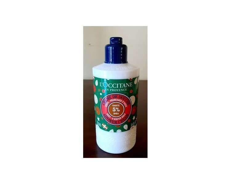 L'Occitane A Winter Walk Body Shower Cream with 5% Shea Butter 250ml 8.4oz Bottle