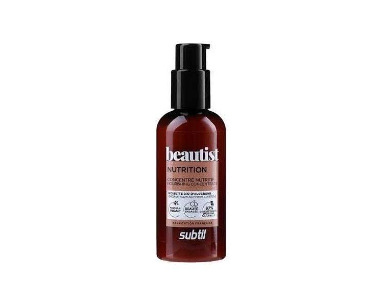 Subtil Beautist Nourishing Concentrate 100ml for All Hair and Scalp Types - Environmentally Friendly Recyclable Plastic Bottle