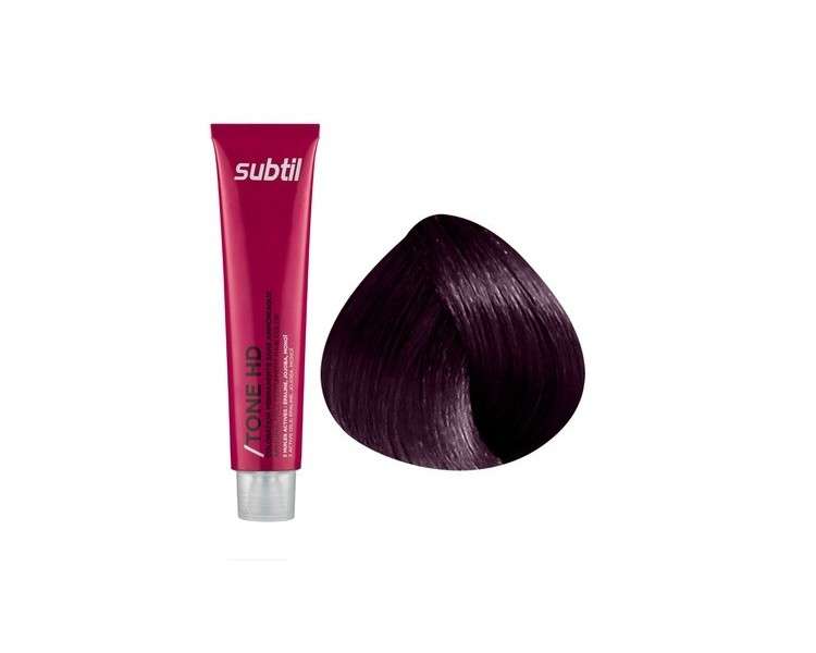 Subtil Tone-on-Tone Ammonia-Free Hair Color with 3 Active Oils 60ml - Shade 4.20: Violine