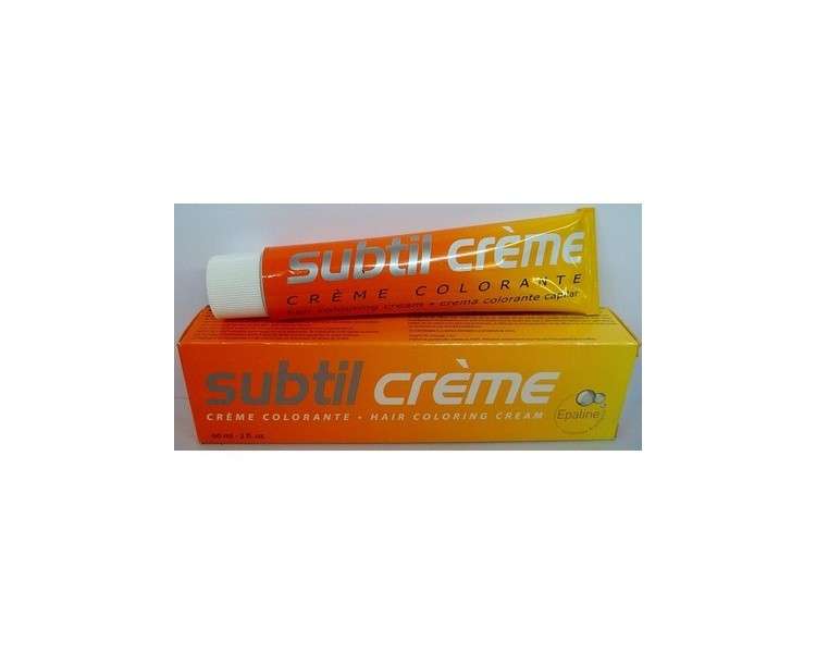 Subtil Creme Permanent Hair Coloring Cream 60ml 11.31 Dore Cendre Blond Tres Clair