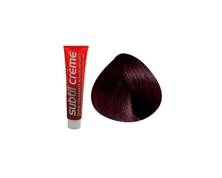 Subtil Les Rouges Reflets 3.60 Ammonia Dark Brown Dark Red 60ml