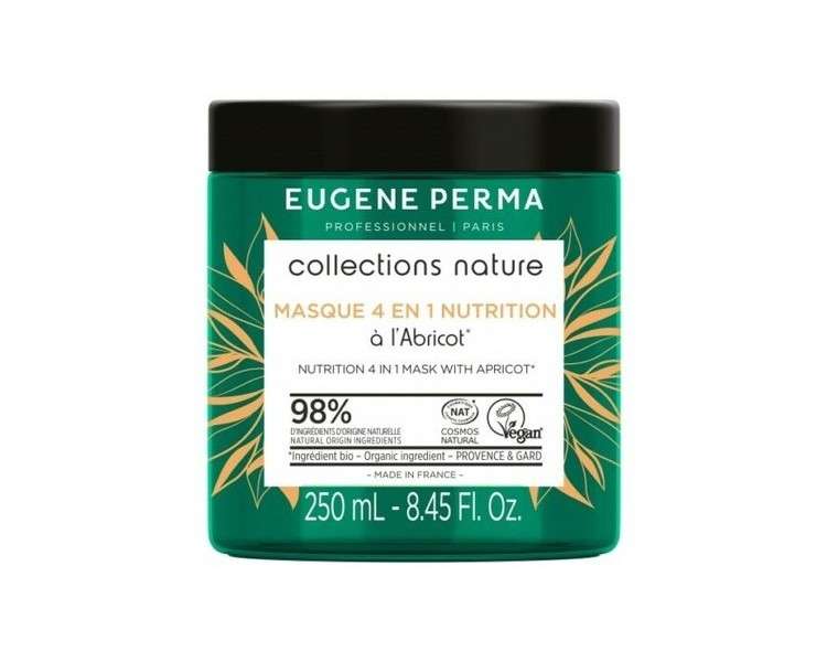 EUGENE PERMA Collections Nature Mask 4 in 1 Apricot Nutrition Organic 250ml