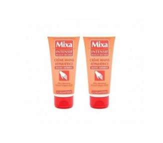 Mixa Intensive Dry Skin Hand Cream with Allantoin 100ml - Pack of 2