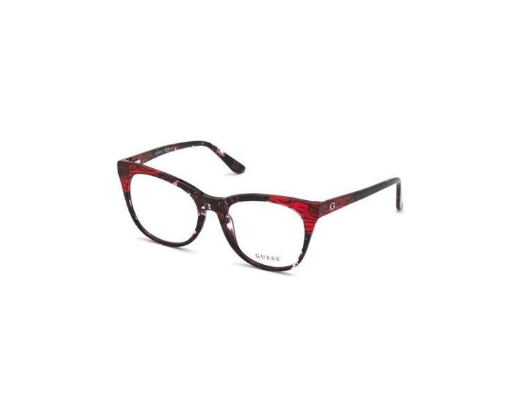 Guess GU2819-068-55 Red Eyeglasses