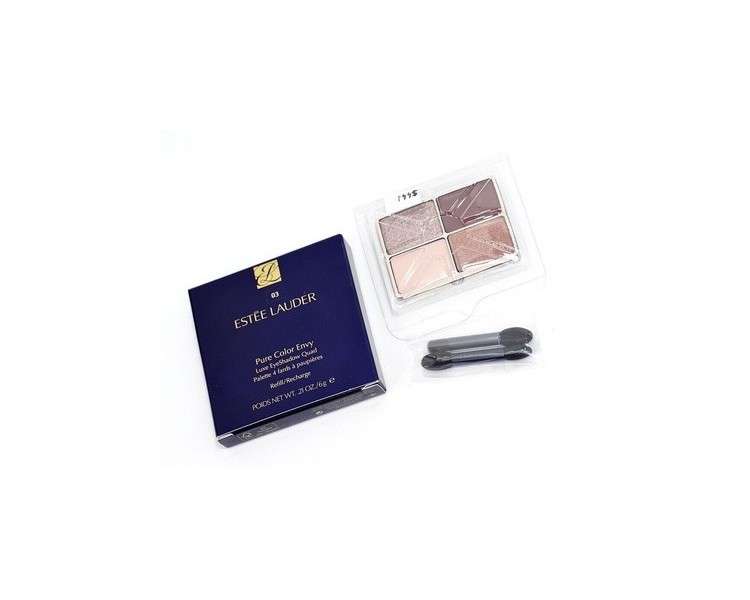 Estee Lauder Pure Color Envy Eyeshadow Quad Refill 03 Aubergine Dream BNIB