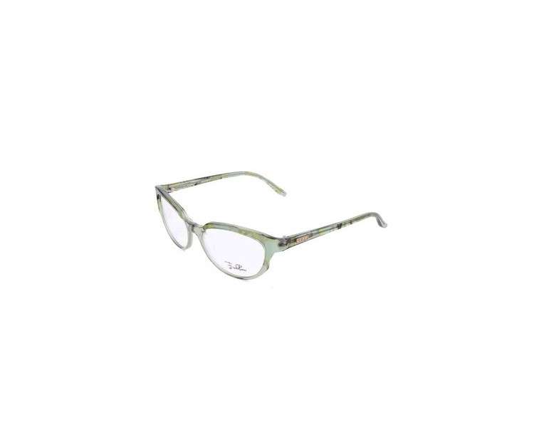 New Emilio Pucci EP2657 51-16-130 905 Light Green Clear Cat Eye Glasses with Case