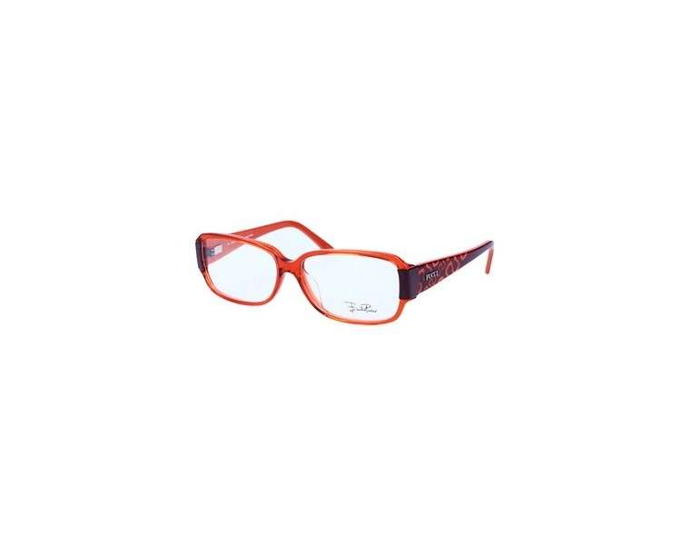 Emilio Pucci EP2654 55-14-130 Transparent Orange Glasses with Authentic Case