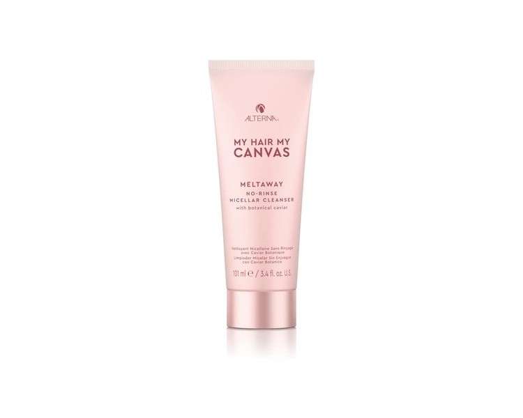 Alterna My Hair My Canvas Meltaway Micellar Cleaner No Rinse 100.5ml Vegan Quick Dry Cream to Powder Cleaner Absorbs Oil and Sweat for Shower Clean Hair Peta Tested 100.5ml