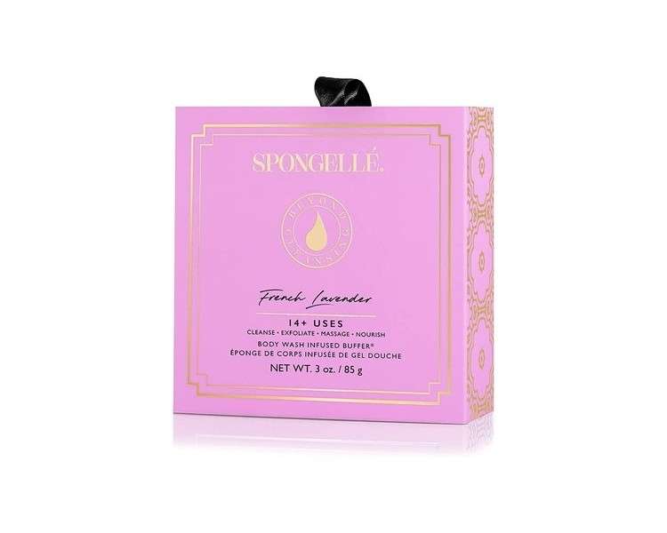 Spongellé Boxed Flower Shower Body Wash Infused Buffer French Lavender