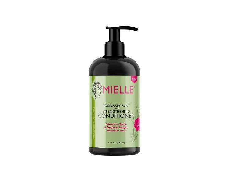 Mielle Organics Rosemary Mint Strengthening Conditioner with Biotin 12 Ounce