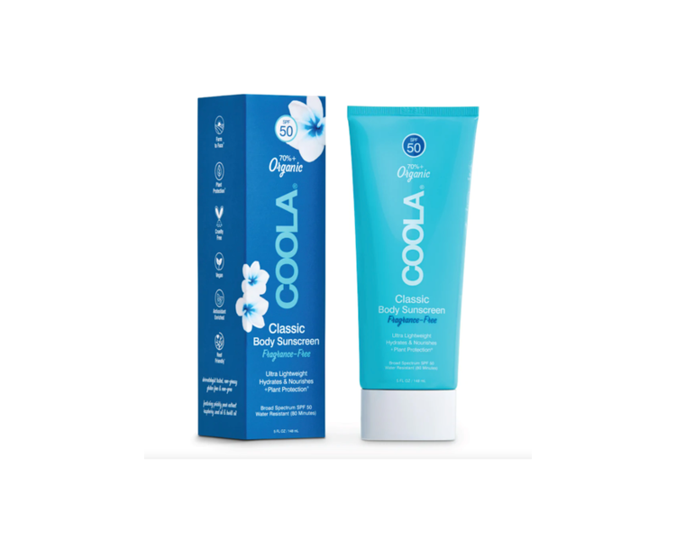 COOLA Classic SPF 50 Perfume Free Body Lotion 148ml