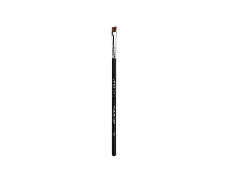 Sigma Beauty E75 Angled Brow Makeup Brush for Gel or Powder Products - Define and Shape Eyebrows