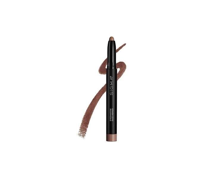 Sigma Beauty Eyeshadow Base Primer Earthen Crayon for Creaseless Warm Coffee Matte Eyeshadow