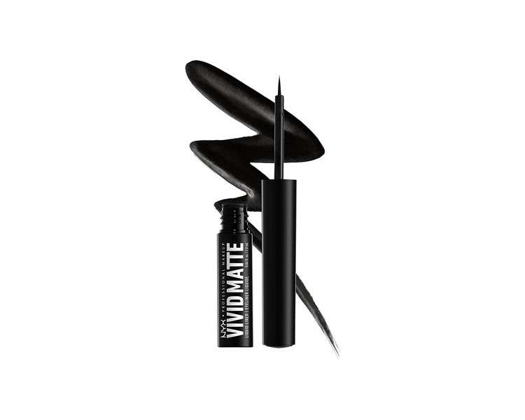 NYX Professional Makeup Ultra-Pigmented Liquid Eyeliner Intense Matte Finish  Black 01