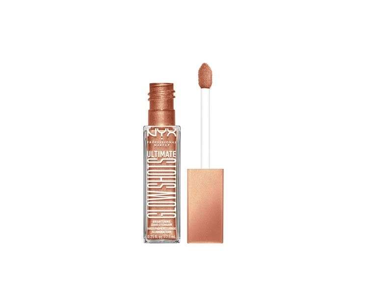 NYX Professional Makeup Ultimate Glow Shots Twisted Tangerine Liquid Eyeshadow with Vitamin C