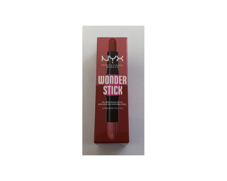 NYX Double Tip Cream Cheekshade Stick WSB04 Deep Magenta Ginger/Ebon