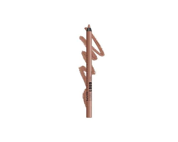 NYX Professional Makeup Line Loud Lip Liner with Jojoba Oil and Vitamin E Medium Neutral Nude 05 Global Citizen