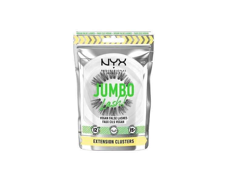 NYX Professional Makeup Jumbo Lash Vegan False Eyelashes Extension Clusters Pair