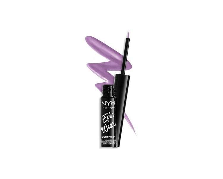 NYX Professional Makeup Epic Wear Liquid Liner Long-Lasting Waterproof Eyeliner Lilac Matte