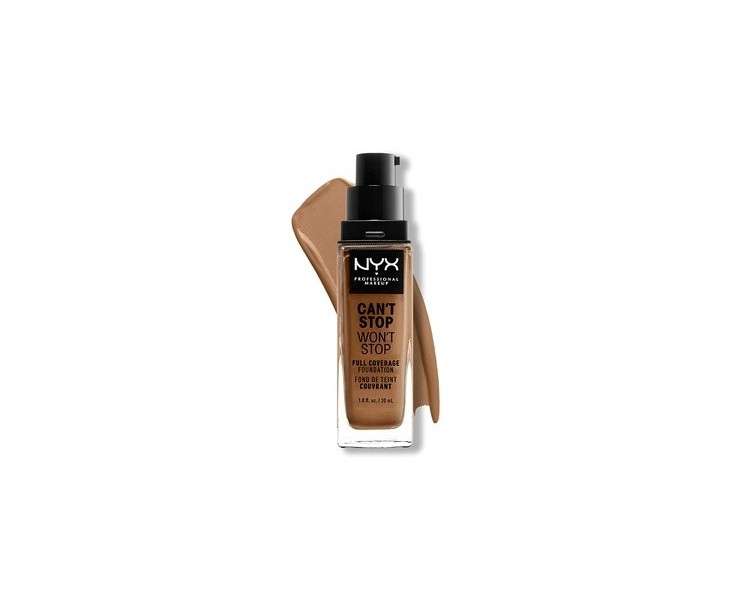 NYX Professional Makeup, Can't Stop Won't Stop Full Coverage Foundation 30ml