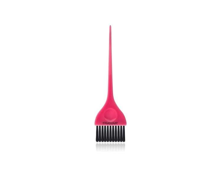 Framar Classic Hair Dye Brush for Highlights and Hair Coloring - Pink