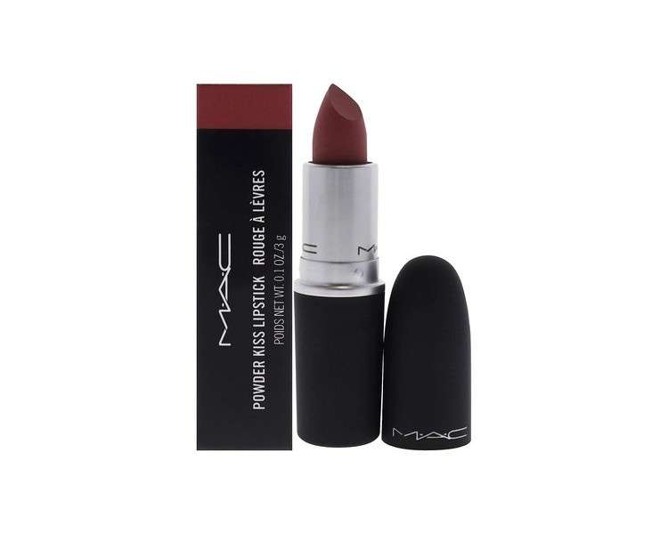 MAC Powder Kiss Lipstick 930 Brickthrough 0.1 oz