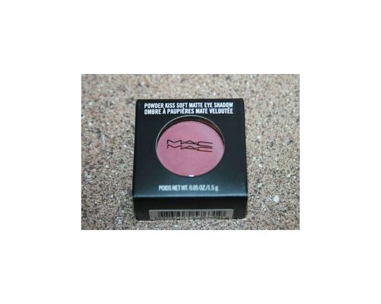 MAC Powder Kiss Soft Matte EyeShadow RIPENED Midtone Mauve 0.05oz/1.5g Full Size