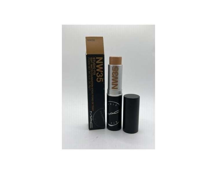 MAC Studio Fix Soft Matte Foundation Stick Shade 35 Full Size 0.31oz