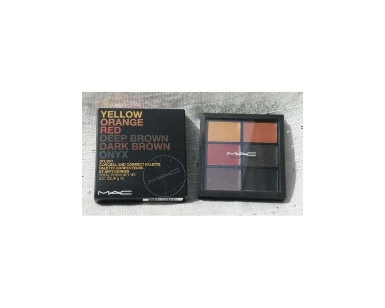 M.A.C. Studio Conceal & Correct Palette 4 Concealers 2 Correctors 6g Deep