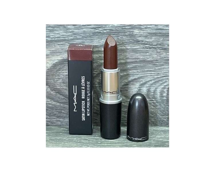 MAC Film Noir 818 Satin Lipstick Full Size - 100% Authentic