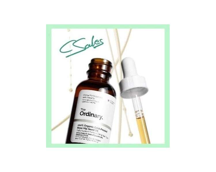 The Ordinary Organic Cold-Pressed Rose Hip Seed Oil 30ml - Natural Hydration