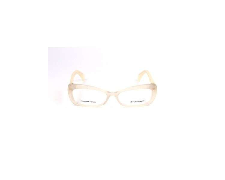 Alexander McQueen AMQ-4203-K6V Beige Yellow Glasses