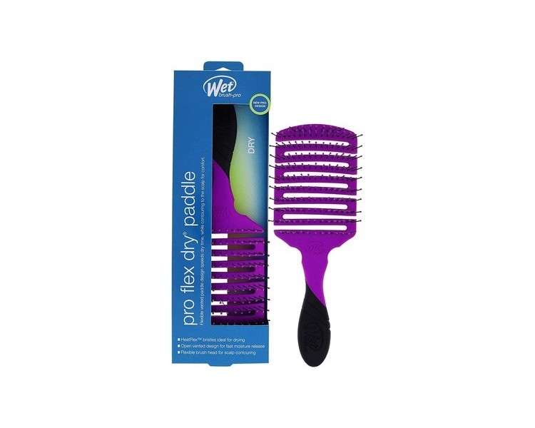 Wet Brush Pro Flex Dry Paddle for Unisex Hair Purple 1 Count