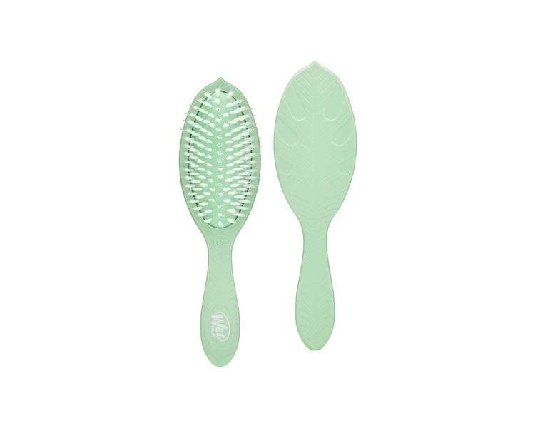 Wet Brush Go Green Oil Infused Shine Brush Tea Tree for Unisex 1 Pc Hair Brush Green Treatment and Shine