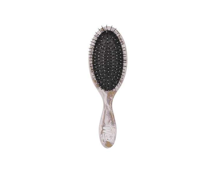 WetBrush Original Detangler Hair Brush with Ultra Soft Intelliflex Bristles Metallic Marble Collection Bronze