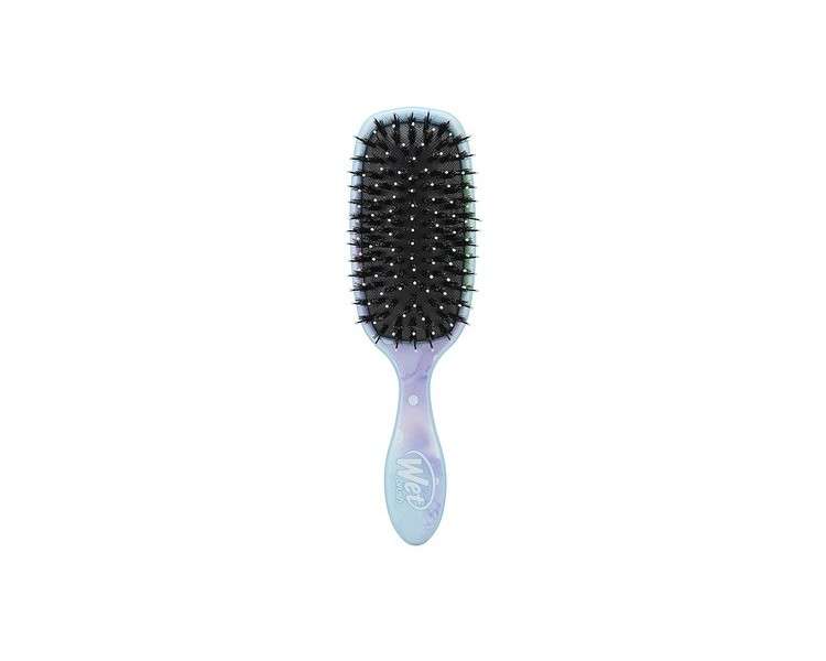 Wet Brush Shine Enhancer Paddle Brush Color Wash Splatter with Natural Argan Oil for All Hair Types