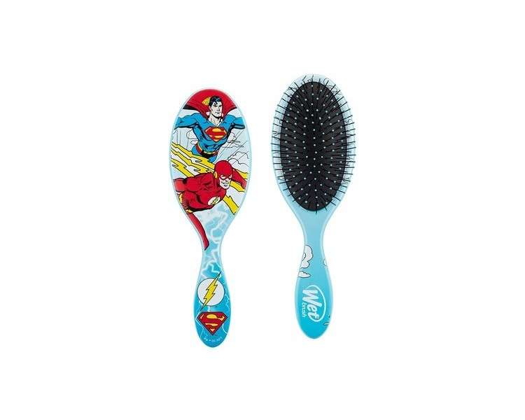 Wet Brush Original Detangler Hair Brush Justice League Superman & Flash for All Hair Types