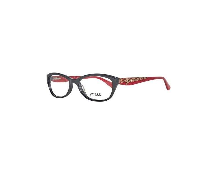 GUEX5 GU2326 52B84 Oval Eyeglasses Frame 52 Black